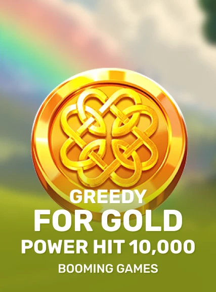 Greedy for Gold: Power Hit 10,000 game tile